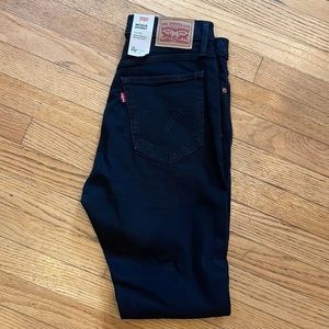 Levi’s size 10/waist 30 wedgie skinny black jeans